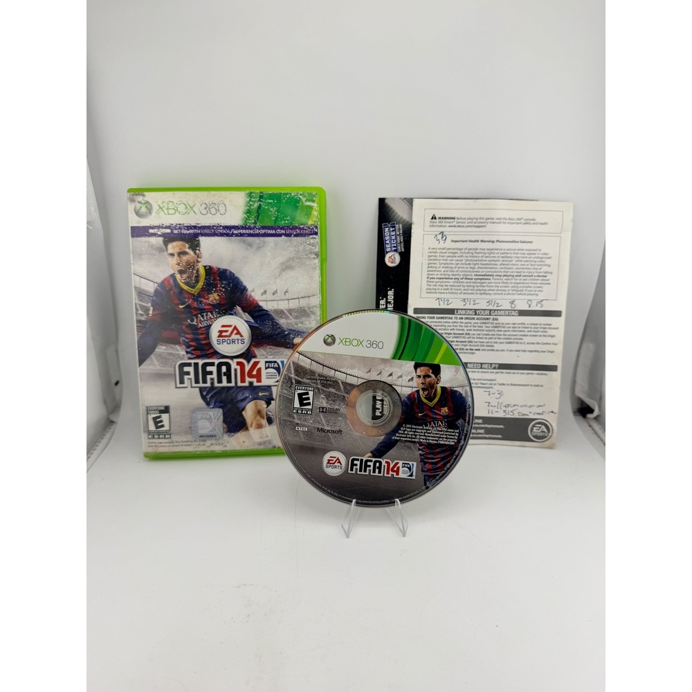 EA Sports FIFA 14 Microsoft Xbox 360‎ Soccer Video Game NTSC Lionel Messi Cover